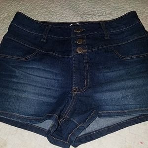 Dark Wash Jean Shorts